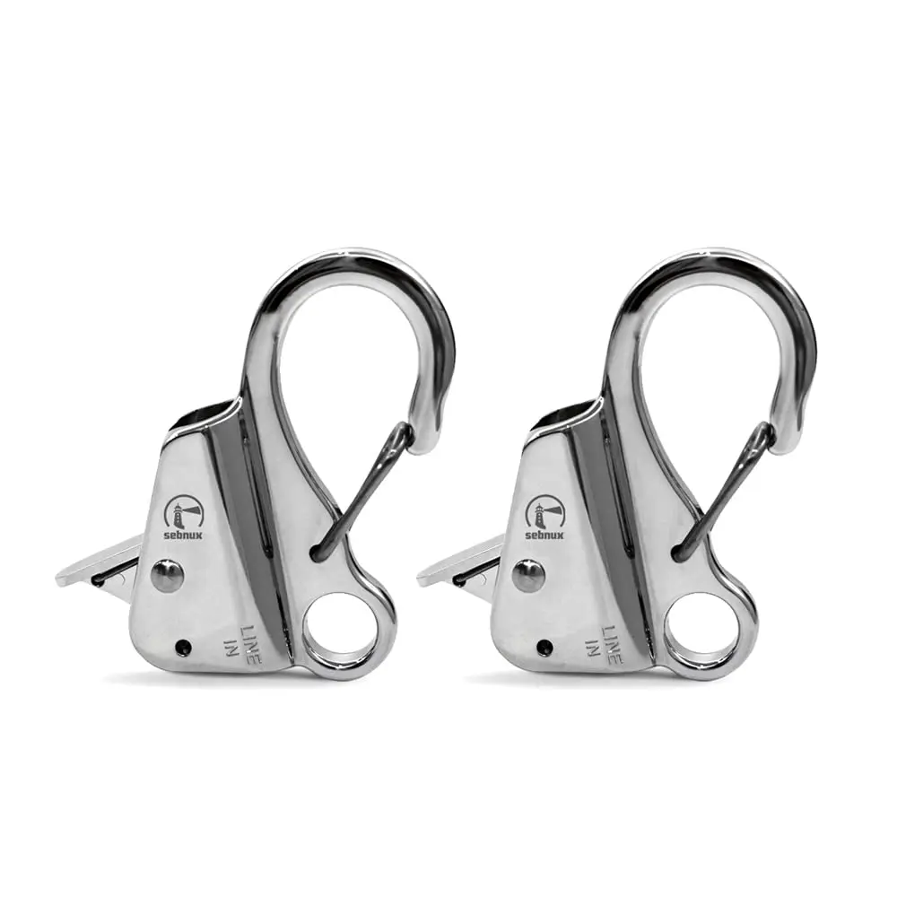 Roestvrijstalen bootfenderclip Bootfender Quick Release Clip Bootbumper voor aanmeren Ideaal voor aanmeren van boten Jachtfittingen
