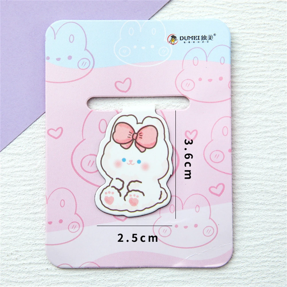 2/4/6PCS Magnetic Bookmark Durable Exquisite Workmanship Beautifully Book Accessories Creative Bookmarks Smooth And Flat