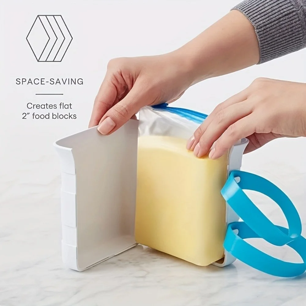 1PC Food Safety Anti-pollution Container Kitchen Block Making Machine Health Portable Seal Household Freezing Durable Convenient