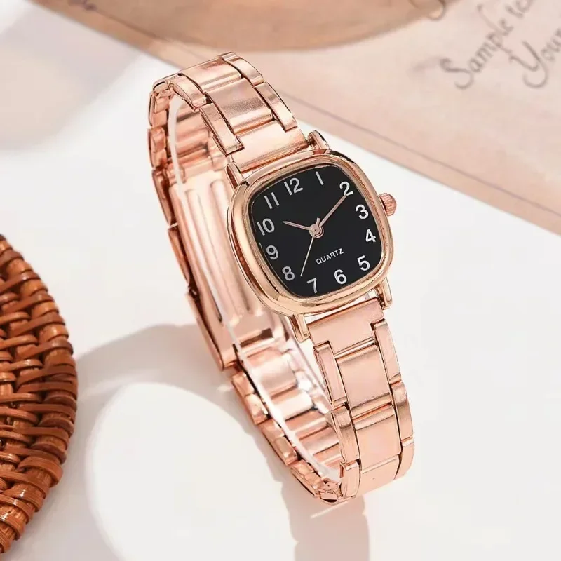 Luxury Women Watches Elegant Ladies Stainless Steel Wrist Watches Female Clock Gift Quartz Round Wristwatches Relogio Feminino