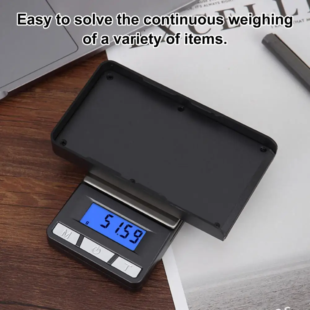 1 Set Jewelry Scale With Calculator LCD Screen Fast Reading 6 Units Conversion Tare Stainless High Accuracy Pocket Scale Shop