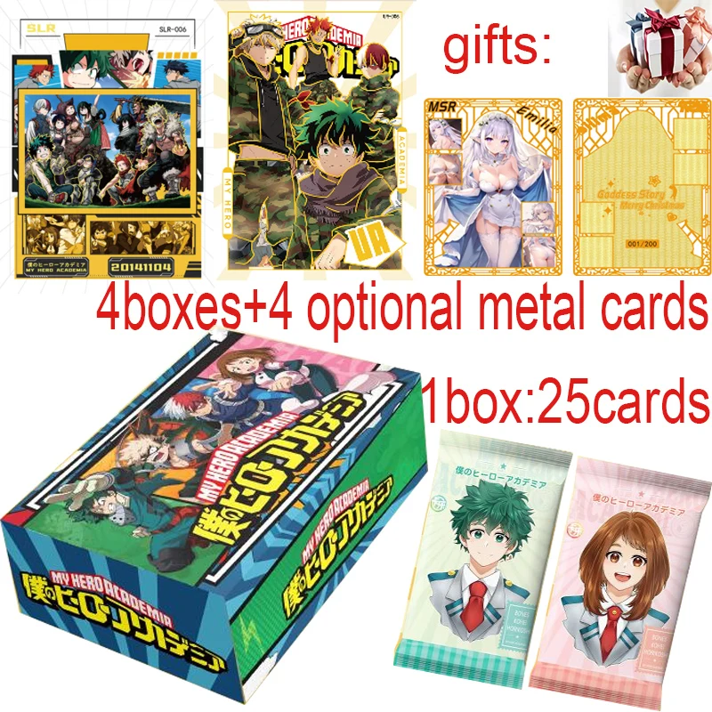 

Newest Case Joy My Hero Academy Collection Card Midoriya Izuku Ochaco Uraraka Booster Box TCG Hobby Gift