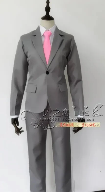 Mob Psycho-disfraz de Arataka Reigen para adultos, traje de fiesta de Halloween, peluca, juguete DIY, 100