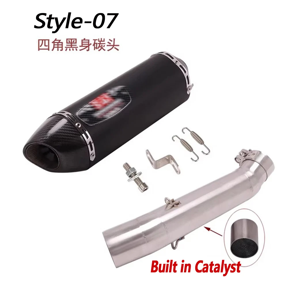 High quality exhaust pipe For VOGE 250RR RR250 Modification For SC/YOSHIMURA Exhaust System Middle and Tail Muffler Exhaust Pipe