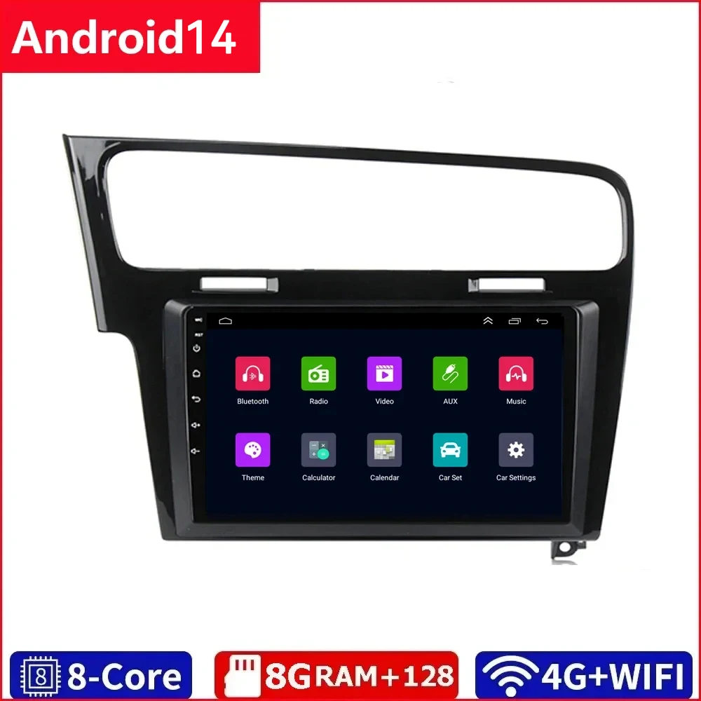 

Android 14 Car Radio GSP Navigation For Volkswagen VW Golf 7 MK7 GTI 2013-2017 2018 DSP 4G LTE Car Multimedia 2Din Main Unit