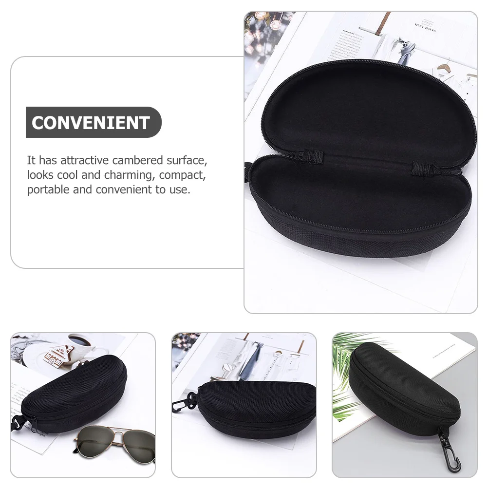 

1 set Eva Glasses Case For Sunglasses Portable Protective Eyeglasses Holder With Zipper Outdoor Glasses Box Durable Convenient