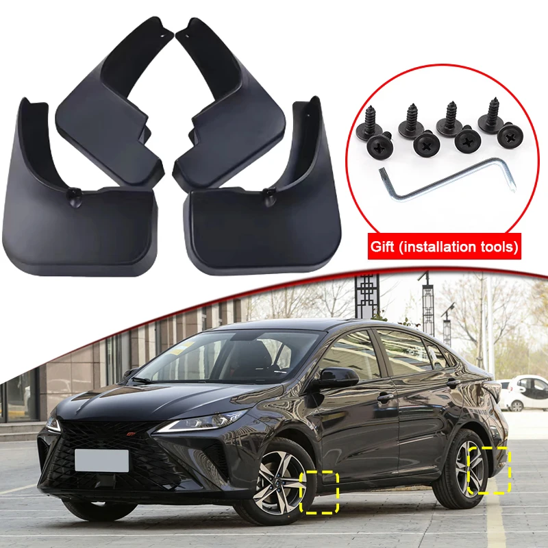 

Car Styling Fit For OMODA S5 GT 2023 2024 ABS Car Mud Flaps Splash Guard Mudguards MudFlaps Front Rear Fender Auto Accessories