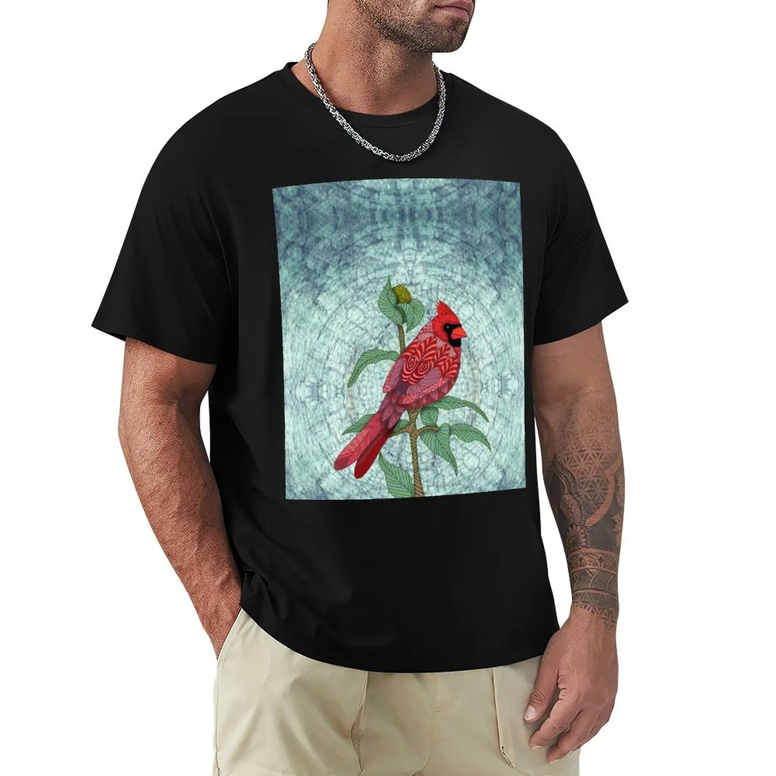 Virginia Cardinal T-Shirt Basic Tee Shirt for Everyday Outfit