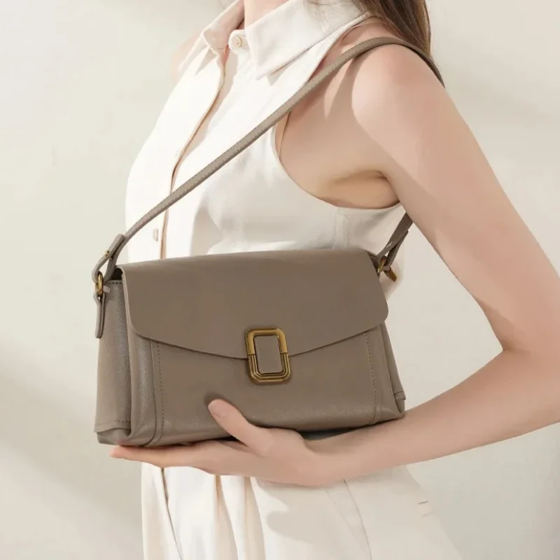 Women Bags New Fashion 2025 Genuine Cowhide Leather Small Square Bag Handbags Sale Luxury Women Bag Crossbody Bags Shoulder Bag
