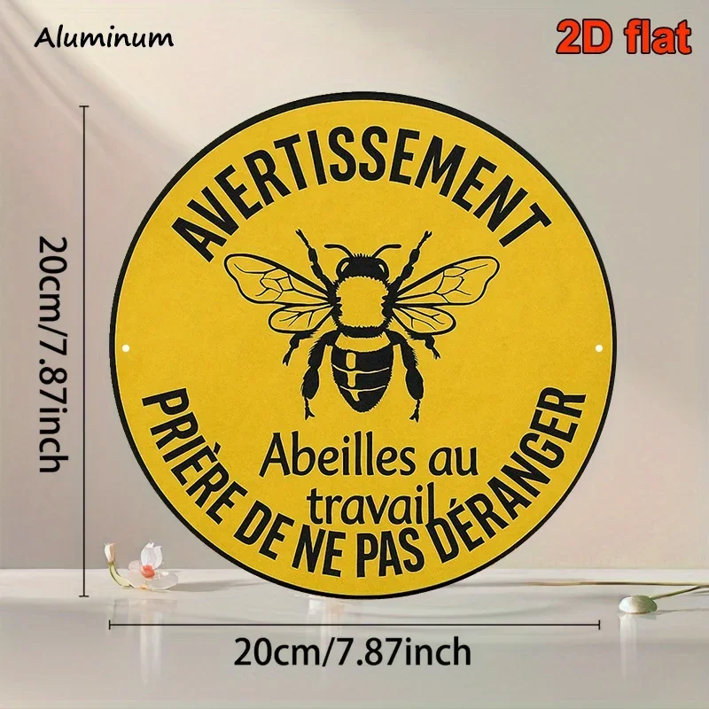 2D Flat - 2D Plane, 1pc Beekeeping Sign - 