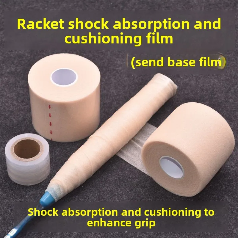 

Shock Absorption Film for Badminton Racket Handles, Tennis Racket Sweat-Proof Overgrip, Racket Shock Absorption, 2-Pack