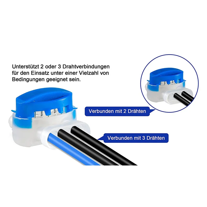 

T99C-150PCS Cable Connectors For Robotic Lawnmowers, Waterproof Connection Cable Wire Connector With Gel Filling