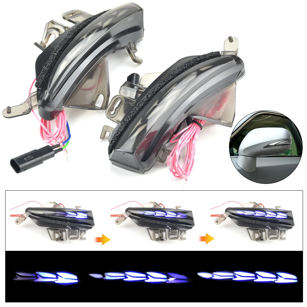 

Fit For Lexus IS250 IS350 ES350 ES300h LS460 RC300 RC350 CT200h Dynamic Turn Signal Lights LED Side Mirror Blinker Light