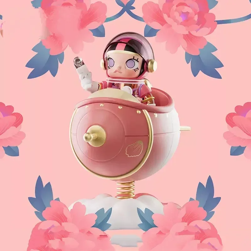 

MEGA SPACE MOLLY 100% Blossom Peony Series Anime Action Figure Ornament Figurines Home Decor Desktop Dolls Model Gift
