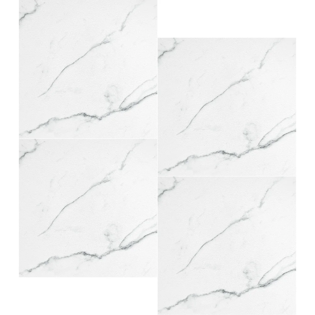 

4 Pcs Non-slip Floor Stickers Removable Tile Simple Adhesive Tiles for Kitchen Wall