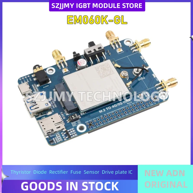 4G expansion board, Quectel EM060K-GL GNSS global multi-frequency Cat 6 module