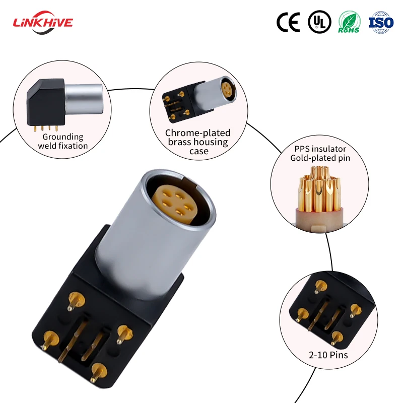 High Reliability B Series 2-10Pin EPG ZPG China Manufacturer (Durable & Stable)Circular Push-Pull Connector Compatible with ODU - view 5