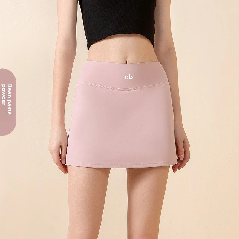 Women 2‑in‑1 Tennis Skort Quick Dry Split Double Layer Anti‑Exposure Yoga Skirt Running Golf Fitness Summer Athletic Skirt