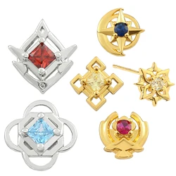 Game Genshin Impact Gift Anime Stud Earrings Kaedehara Kazuha Zhongli Albedo Xiao Venti Jewelry Piercing Earrings for Girls