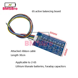 BMS 6S 16V Balance Board tytanian litu tablica zabezpieczająca baterię moduł obwodu wyrównania kondensatora Super Farad 90-200mA