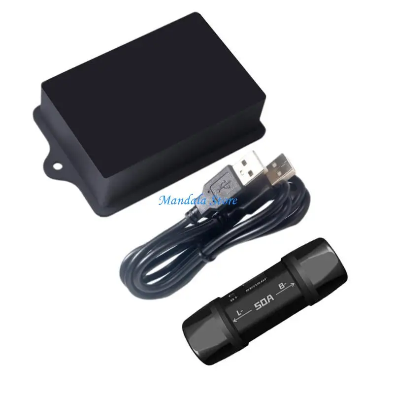 U2JC Accurate Voltages & Current Measurement Device High Precisions Power Meter Electrical Measuring for Battery Monitoring