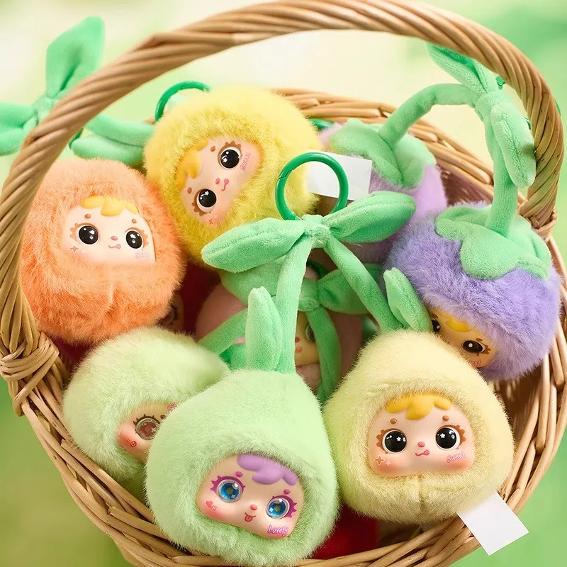 

New Samuel Cute Fruit Brings Good Luck Series Plush Vinyl Blind Box Trendy Vinyl Face Pendant Gift For Girls Students Children
