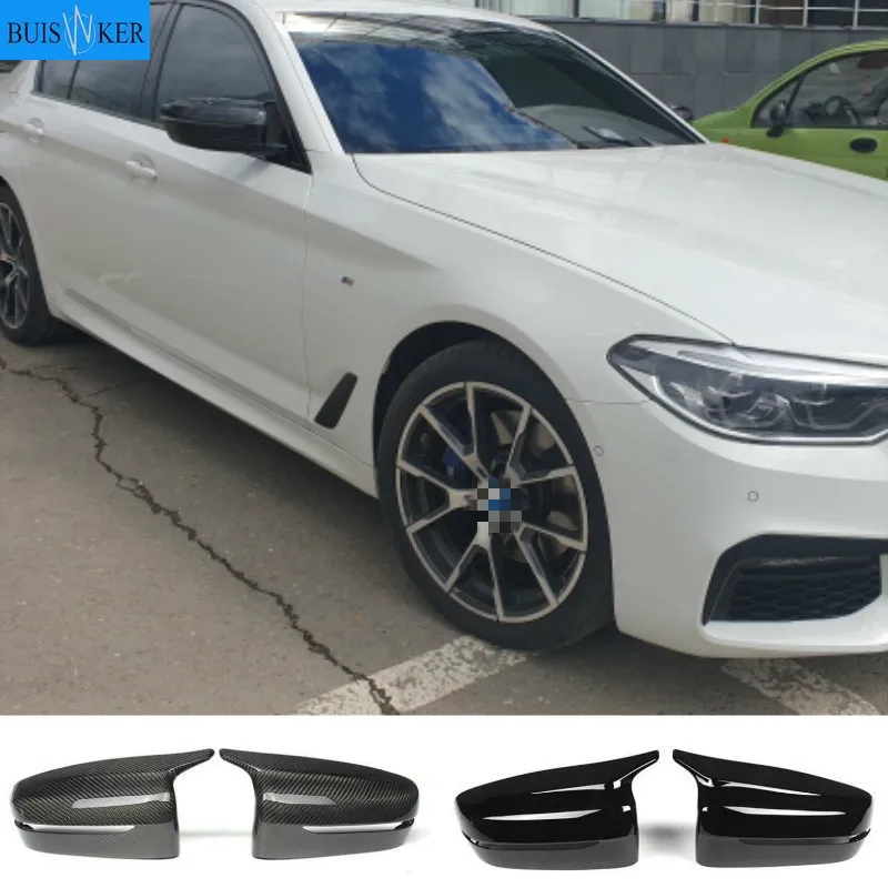 Carbon Fiber Exterior Side Rearview Mirror Cover Trim For BMW 3 4 5 7 8-Series G20 G21 G28 G11 G12 G14 G15 G16 G30 G31 G38 G22