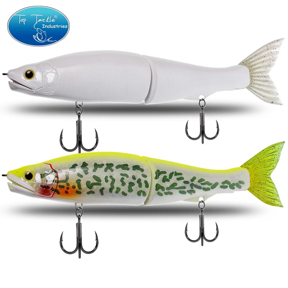 

CF LURE 11.9/13.2inchWobbler Jointed Fishing Lures Hard Glide Bait Soft Tail Float Slide Swimbait Bass Fishing Tackle