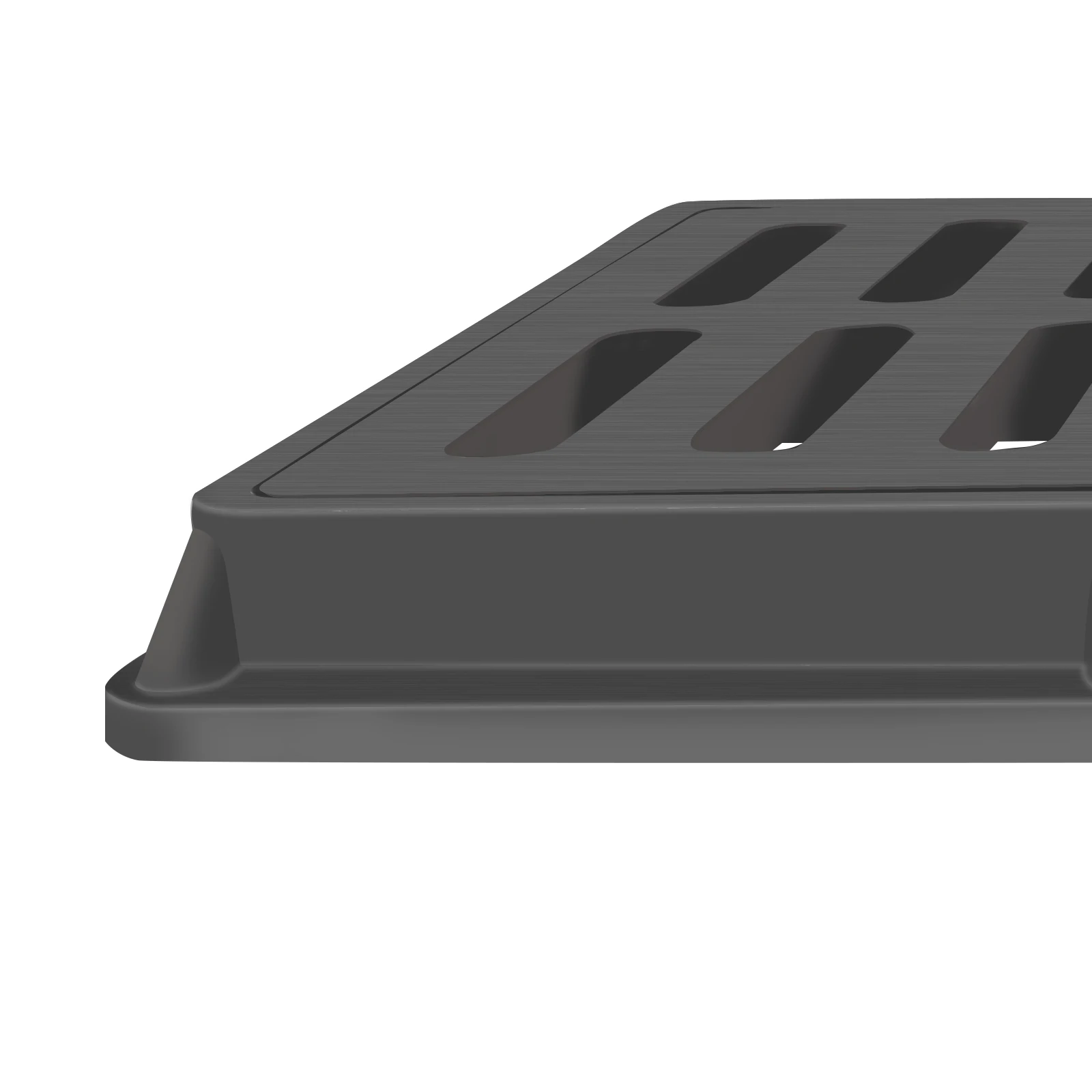 24x16in Drain Grate Cover and Frame, Drainage Grating Cover, High Strength Outdoor Trench Cover for Car Washing Shops,sidewalks