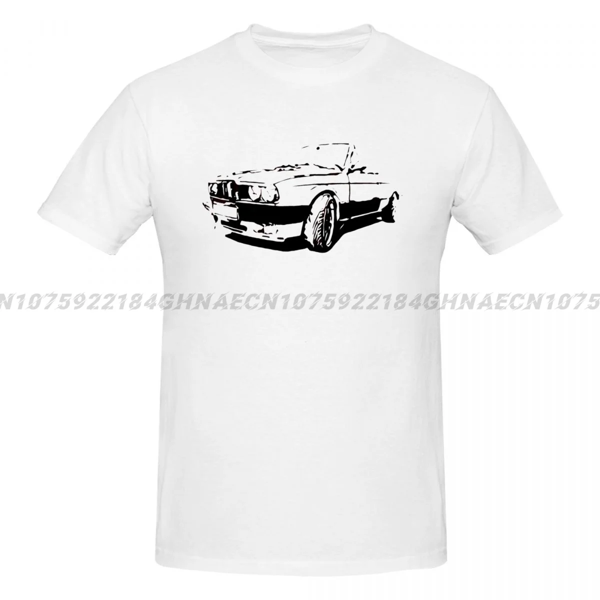 2024 Fashion E30 T-Shirt mit Grafik E 30 Motorcycyle Rally Cabrio Fahrer Tee shirt