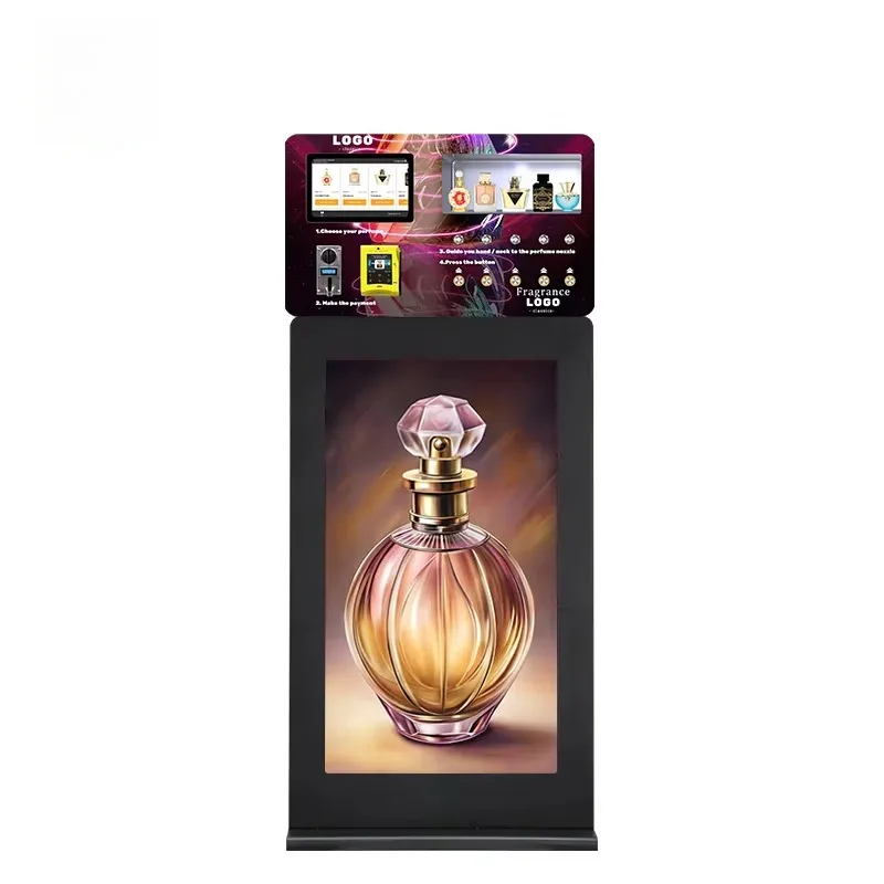 

Luxury Smart Standing Fragrance Perfume Vending Spray Machine Business Automatic Vending Machine for Perfumes Spraying Sprayers