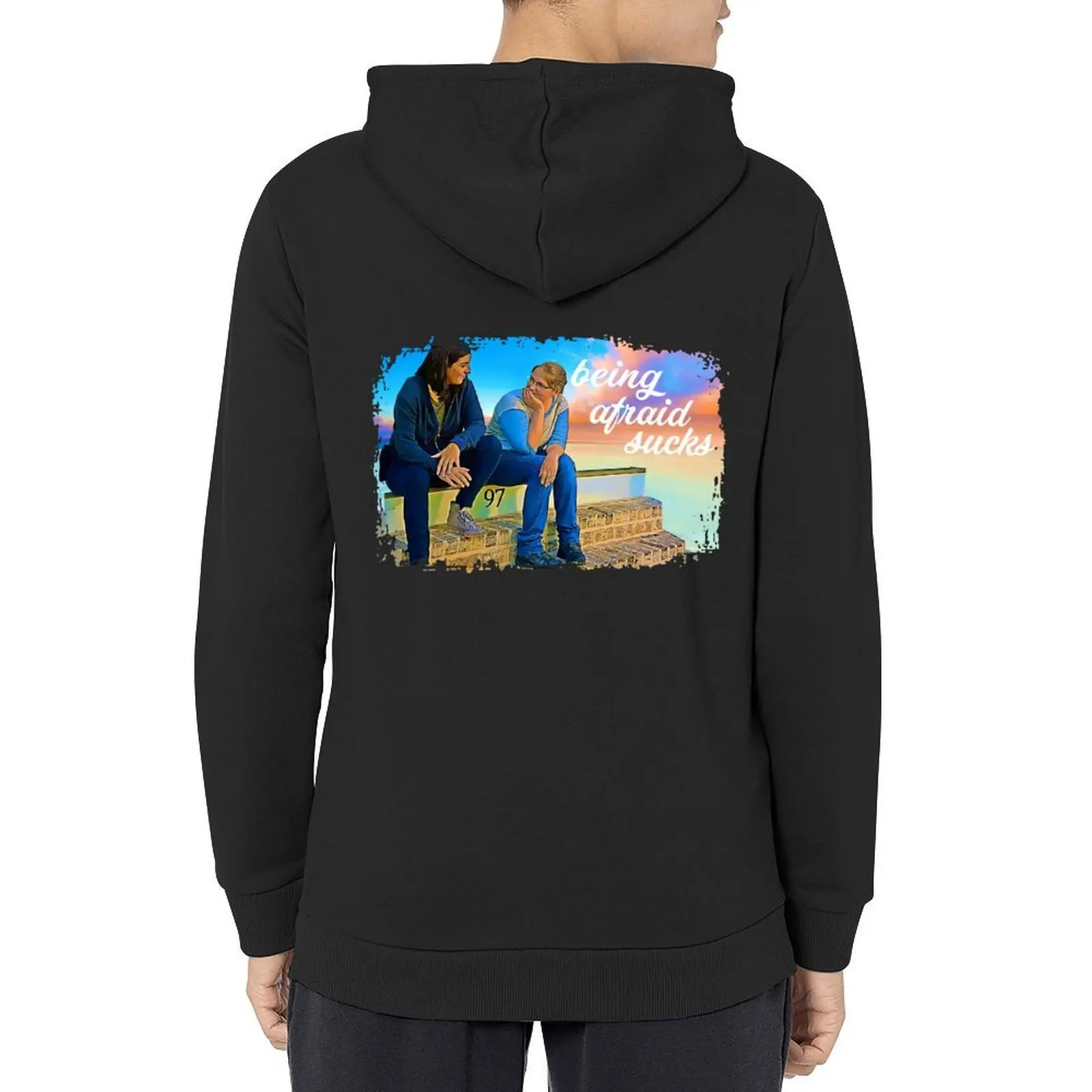 

yeah, being afraid sucks Hoodie korean autumn clothes autumn new products mens clothes men's clothes hoodie man