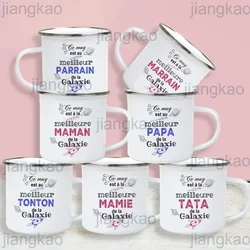 Best Papa Maman Papy Mamie Tonton Tata maraine Print tazza da caffè tazza da acqua all'aperto tazze da campeggio regalo di compleanno festivo per la famiglia