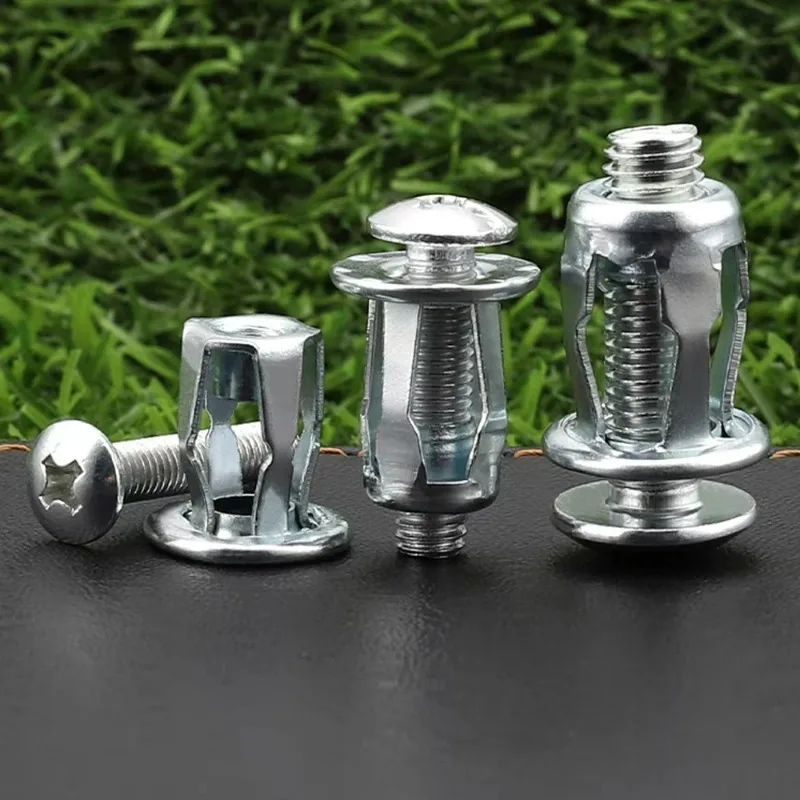 Wholesale M4 M5 M6 M8 Petal Shape Rivet Nut Screw Bolt Kit Expansion Metal Rivetnut Panel Car License Plate Clamp Lock Jack Nuts