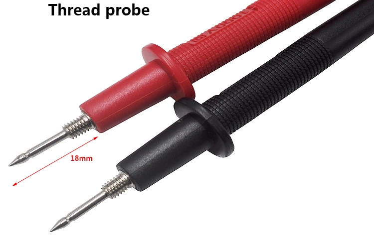 Multimeter Test Führt Kabel Tipps Sonde Spitze Haken Alligator Clips 4MM Gewinde 2MM Spitze Test Kabel Kit Für multimeter – Detail 3