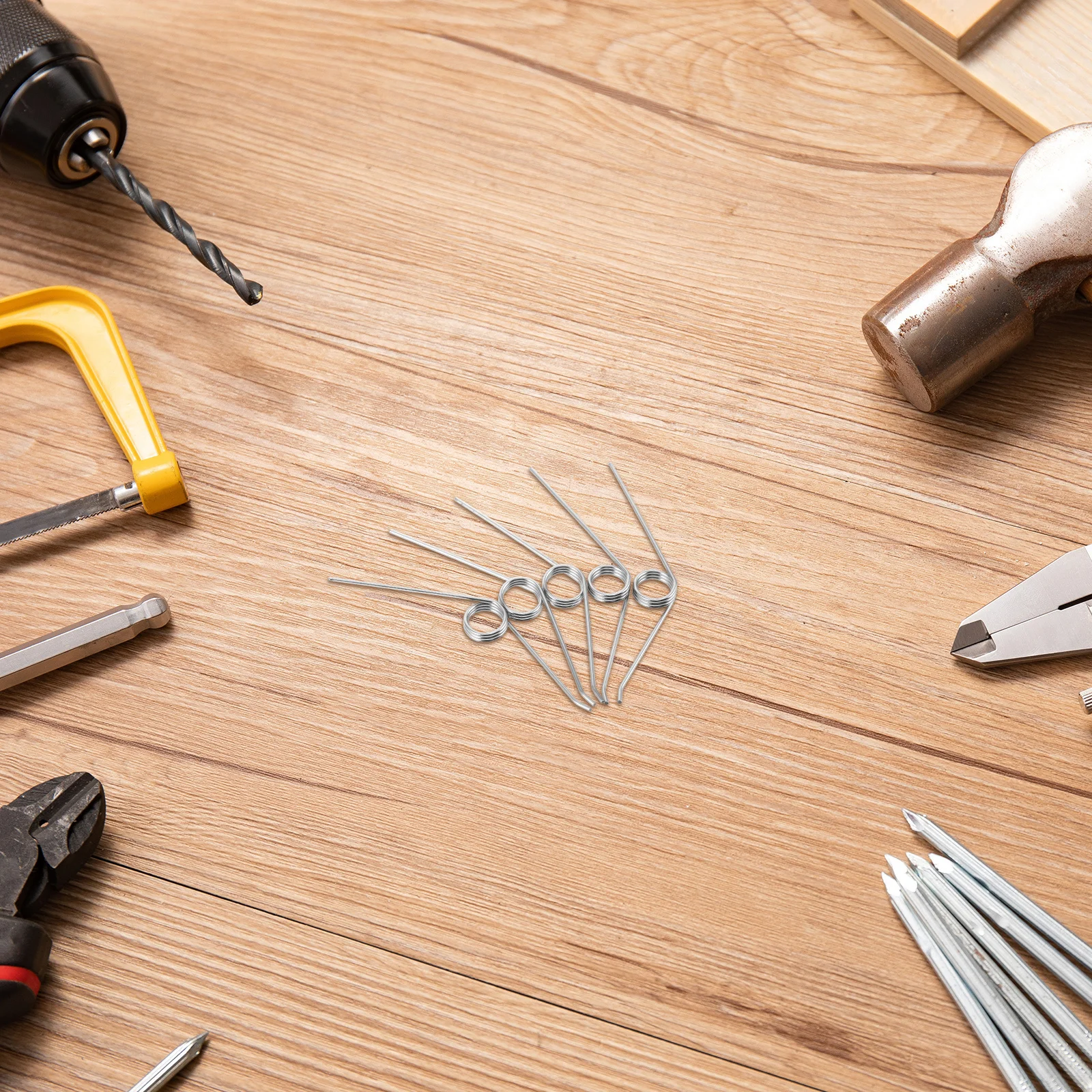 

24Pcs Trash Can Lid Springs Torsion Type Heavy Duty Wire Springs for Bin Cover Closure Reliable for Daily Household Waste