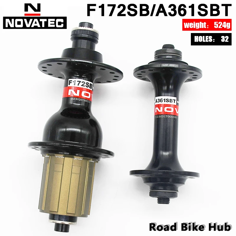 Novatec Hub A361SBT/F172SB Road Bike Hub 11S Front Rear 32 Hole Quick Release Bicycle Freehub Disc 4 Bearing bike acessories