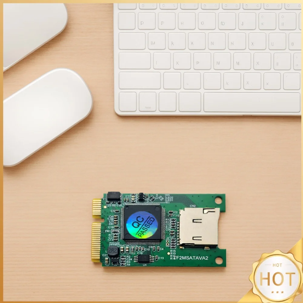 Micro SD TF Card to mSATA SSD Adapter Micro SD TF Card to MSATA TF Card Rearder Adapter for PC Computer Laptop