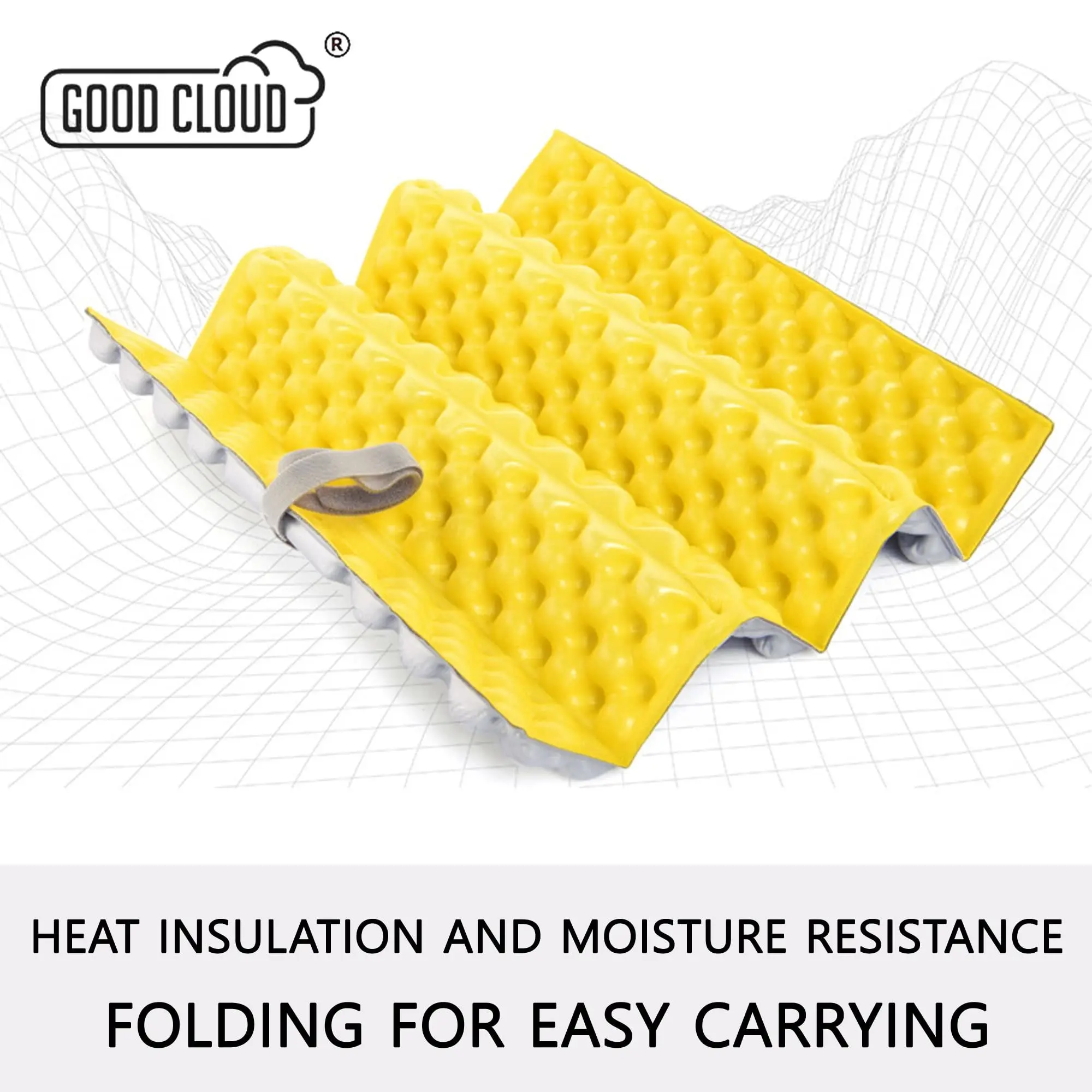 

Egg Nest Camp Sitting Cushion Travel Hiking Camp Mat Portable Seat Cushion Outdoor Foldable Mat Waterproof XPE Sitting Picnic