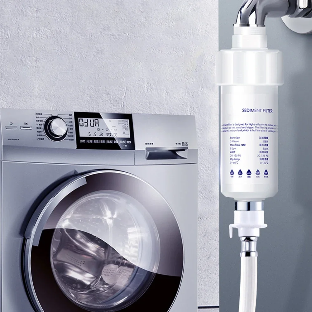 Small Household Filte PP Cotton Pre-Filter Water Micron Filtration Washing Machine Filter Water Filter Cartridge Cotton Filter