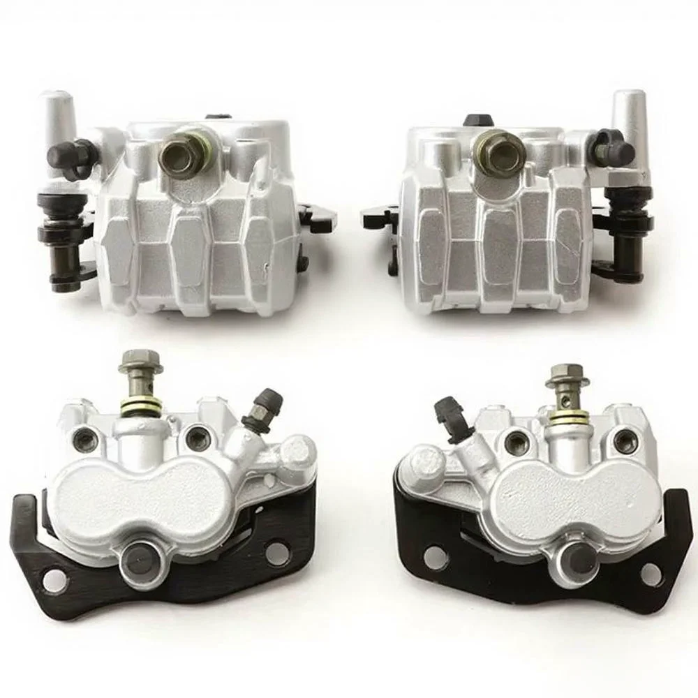 

1 пара для Yamaha Rhino YXR450 YXR660 2006-2009 RHINO 660 2004-2007, детали суппорта мотоцикла переднего левого и правого тормозного насоса