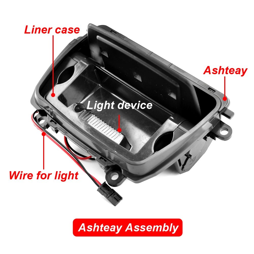 Car Ashtrays Center Console Ashtray Assembly Box For Bmw 5 Series F10 F11 F18 520i 525i 2010-2017 51169206347 Auto Accessories