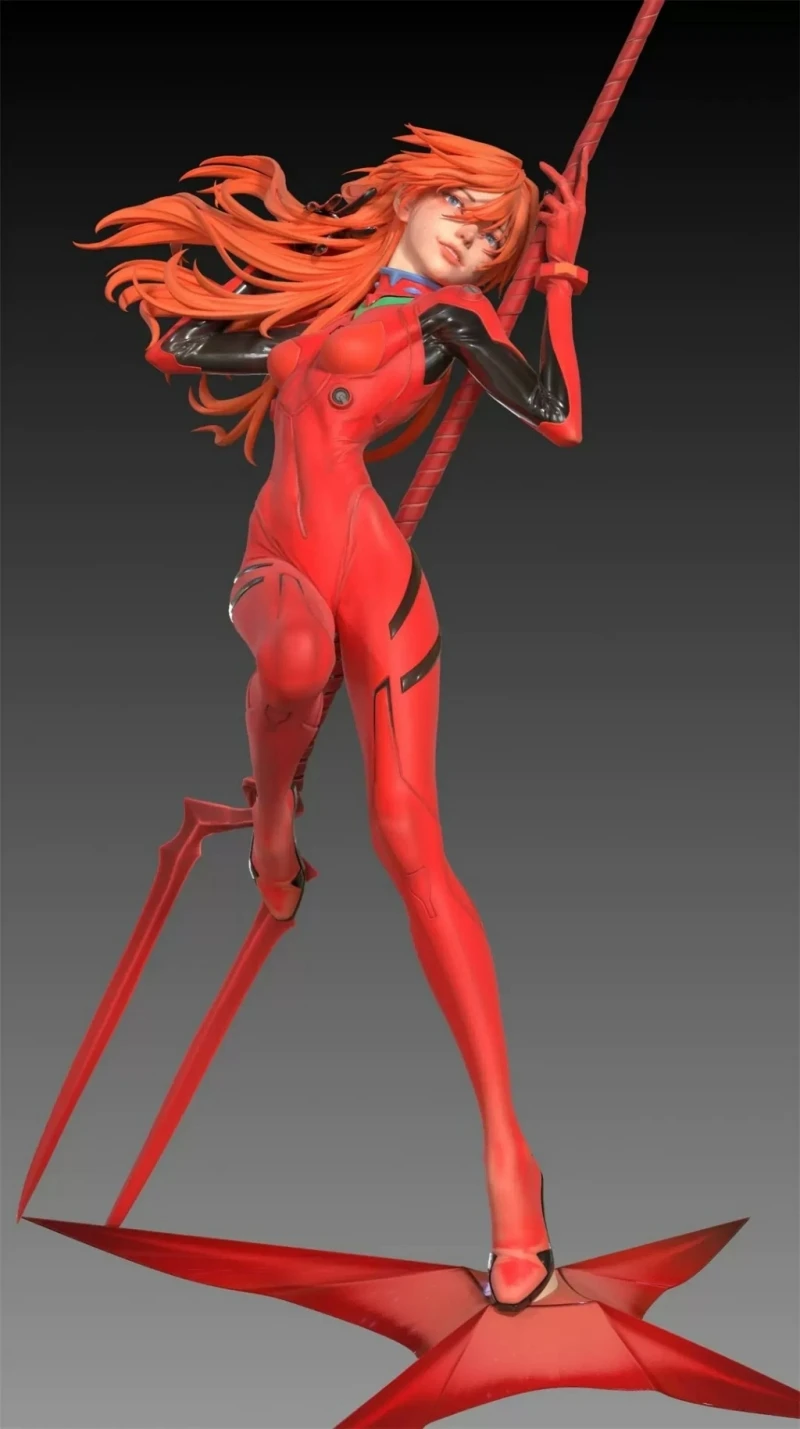 

Resin Figure Kit 1/6 Asuka Langley Cute Unpainted Garage Resin Kit Model GK