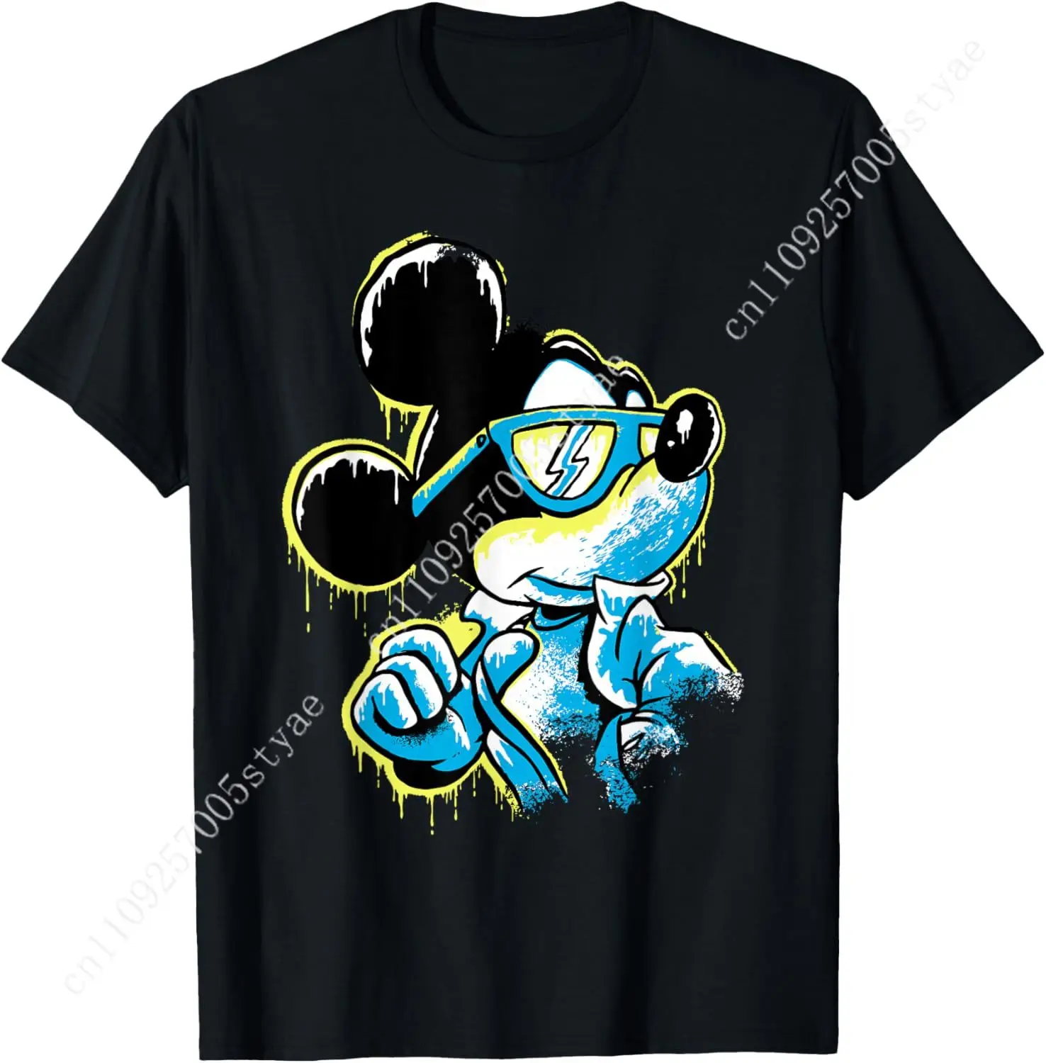 

Disney Mickey Mouse ICY Cool Paint Drip T-Shirt Small