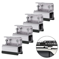 4PCS Van Roof Rack Mount Kit For PROMASTER For Boxer For DUCATO For JUMPER Stainless Steel RVs Photovoltaic Brackets Roof Racks