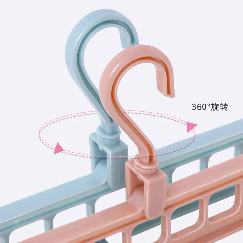 Пластиковая вешалка для одежды, вешалка для сушки, вешалка для хранения, Многофункциональная вешалка для сушки шарфов, футболок, домашнего органайзера
