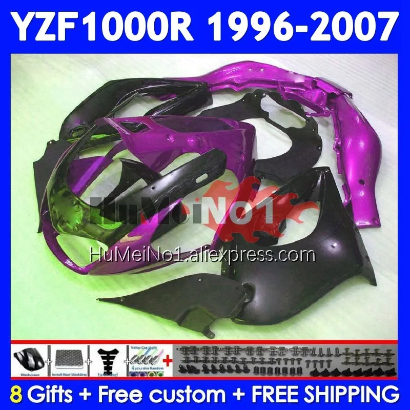 Thunderace For YAMAHA YZF 1000R YZF1000R 96 97 98 99 Rose black 00 01 354No.153 YZF-1000R 2002 2003 2004 2005 2006 2007 Fairing