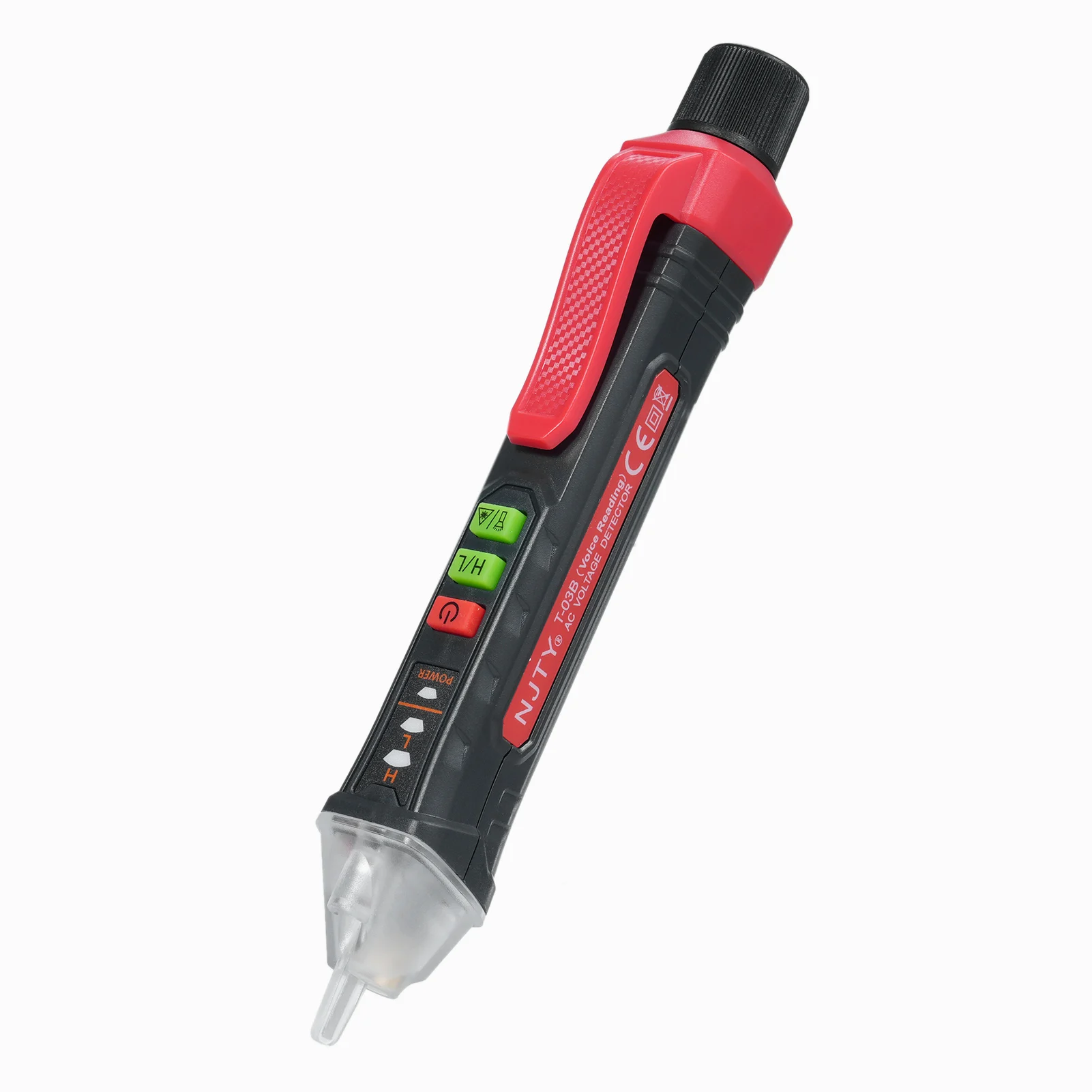 Voltage Tester Non Contact Voltage Tester 12V-1000V/48V-1000V Dual Range Electrical Tester Efficient Live / Hot Wire Tester