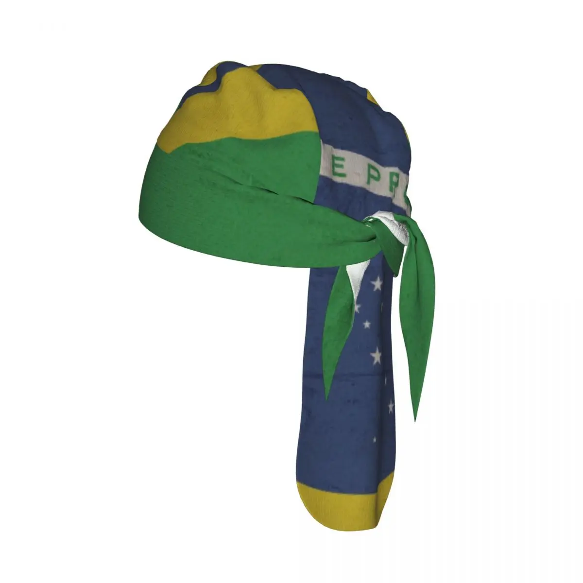

Quick-drying Beanie Pirate Hat Brazil Flag Vintage Sport Cycling Cap Hiking Camping Head Scarf Bandana Hat