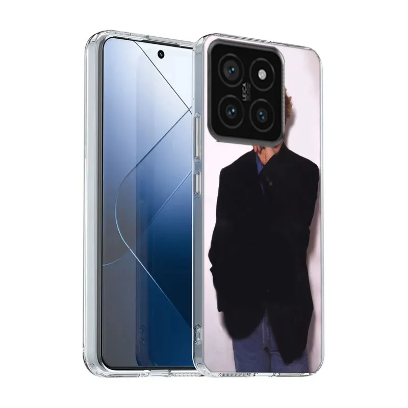 Alan Sidney Patrick Rickman Clear Phone Case For Xiaomi Poco X6 X5 Pro X4 X3 NFC F4 GT F6 F5 F3 M5 M5S M4 M3 Pro F2 F1 TPU Patte